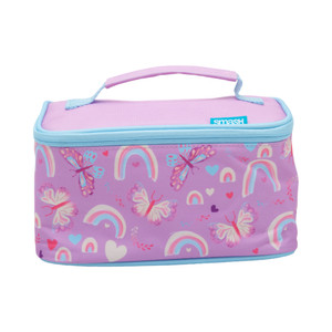 [EZO.0801909] AZKO Smash Set 6 Pcs Kiddo Kotak Makan Anak Dengan Tas Insulated - Ungu Kids Bento Lunch Kit Set Kotak Makan Dan Botol Minum Bpa Free Peralatan Makan Food Grade Wadah Bekal Makanan Lucu
