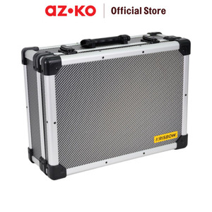 [EZO.0801915] AZKO Krisbow 45.5X33X16.8 cm Kotak Perkakas - Silver Protective Case Kotak Perkakas Khusus Toolbox Wadah Pengaman Perkakas Teknisi