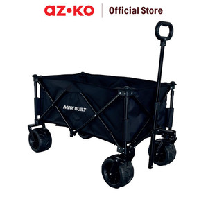 [EZO.0801927] AZKO Maxbuilt Troli Barang Camping Lipat 80 Kg - Hitam Alat Pengangkut Barang Dengan Roda Wheels Cart Troli Kardus Box Perlengkapan Industri