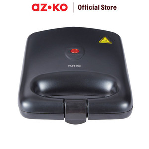 [EZO.0801930] AZKO Kris Sandwich Maker 1 Slice - Hitam Matte Pembuat Roti Lapis Alat Pemanggang Cetakan Sandwich Anti Lengket Perlengkapan Dapur