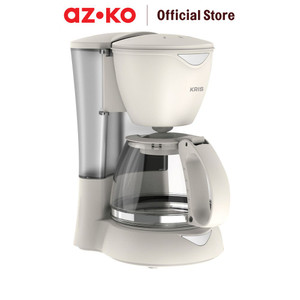 [EZO.0801940] AZKO Kris 600 ml Coffee Maker Swing 550 watt - Putih Mesin Kopi Espresso Machine Alat Pembuat Minuman Kopi