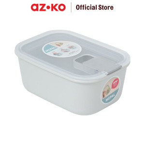 [EZO.0801963] AZKO Rosti 700 ml Wadah Makanan Easyclip - Putih Nordic Food Container Kotak Makan Food Grade Serbaguna Tempat Makanan Food Storage Kitchenware