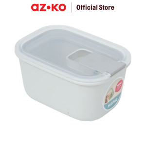 [EZO.0801965] AZKO Rosti 450 ml Wadah Makanan Easyclip - Putih Nordic Food Container Kotak Makan Food Grade Serbaguna Tempat Makanan Food Storage Kitchenware