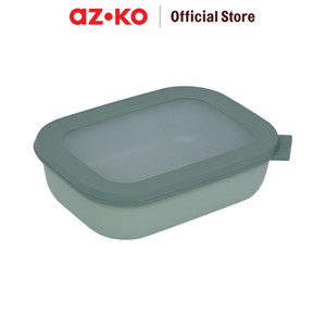 [EZO.0801966] AZKO Rosti 500 ml Cirqula Wadah Makanan Rectangle - Hijau Sage Nordic Food Container Kotak Makan Food Grade Serbaguna Tempat Makanan Food Storage Kitchenware