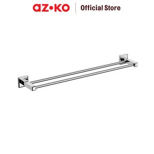 [EZO.0801980] AZKO Acroz Gantungan Handuk Double Bar Classic 8611 Tempat Jemur Anduk Towel Drying Rack Bar Gantungan Handuk Perlengkapan Kamar Mandi Bathroom Tools
