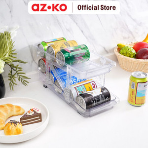 [EZO.0801988] AZKO Stora Rak Botol 2 Tingkat Retractable Organizer Penyimpanan Toples Bumbu Serbaguna Spices Rack Tempat Bumbu Perlengkapan Dapur Kitchen Tools