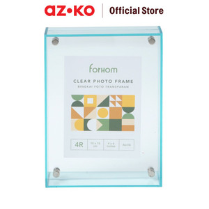 [EZO.0802001] AZKO Forhom 4R Bingkai Foto Meja Transparan Rhy23120603-2 - Hijau Pigura Aesthetic Frame Tempat Foto Pajangan Dekorasi Rumah Figura