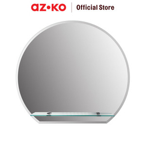 [EZO.0802007] AZKO Fosa 50X60 cm Cermin Dinding Kamar Mandi Dengan Rak Od-B008 Bathroom Wall Mirror Rak Cermin Tembok Aksesori Kamar Mandi Furniture Rumah