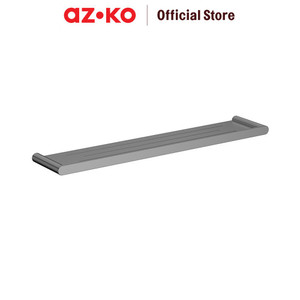 [EZO.0802012] AZKO Acroz Rak Dinding Kamar Mandi Glass Minimalist 82013 Organizer Serbaguna Rak Sabun Shampoo Tempat Peralatan Mandi Bathroom Wall Shelves