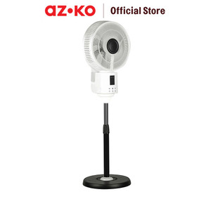 [EZO.0802049] AZKO Krisbow 16 inci Kipas Angin Lantai Uap Dengan Remot 75 watt Standing Fan Penyejuk Ruangan Kipas Lantai
