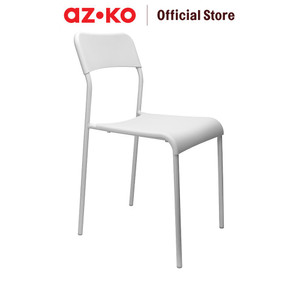 [EZO.0802051] AZKO Soleil Kenn Kursi Banquet - Putih Tempat Duduk Serbaguna Multipurpose Chair Kursi Kondangan Bangku Acara Dining Chair