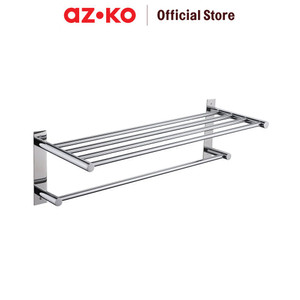 [EZO.0802062] AZKO Fosa Gantungan Handuk Basic 9216 Tempat Jemur Anduk Towel Drying Rack Bar Gantungan Handuk Perlengkapan Kamar Mandi Bathroom Tools