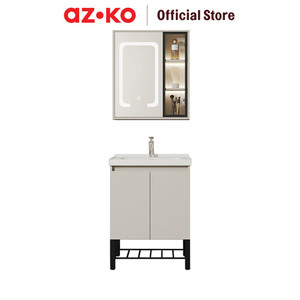 [EZO.0802070] AZKO Fosa Set Kabinet Kamar Mandi Dcsc-3 Organizer Serbaguna Bathroom Cabinet Aksesoris Kamar Mandi Kompartemen Penyimpanan Alat Mandi