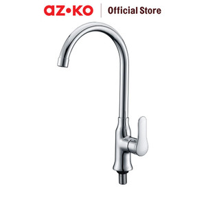 [EZO.0802084] AZKO Acroz Keran Dapur Chrome 15305Ks-E10 Kitchen Sink Tap Faucet Peralatan Dapur Kran Air Wastafel