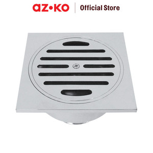 [EZO.0802117] AZKO Acroz Saringan Lantai Fd010 - Silver Saringan Air Filter Air Kamar Mandi Bathroom Water Filter Peralatan Rumah Tangga