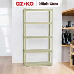 [EZO.0802152] AZKO Krisbow 90X45X183 cm Rak Besi 5 Tingkat - Hijau Organizer Serbaguna Tempat Simpan Barang Multifungsi Rak Storage Perlengkapan Rumah Tangga