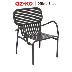 [EZO.0802161] AZKO Soleil Khatulistiwa Kursi Teras - Cokelat Sandy Coffee Balcony Chair Kursi Outdoor Serbaguna Furniture Rumah Tempat Duduk Kursi Halaman Balkon