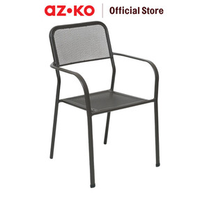 [EZO.0802163] AZKO Soleil Clinton Kursi Teras - Cokelat Sandy Coffee Balcony Chair Kursi Outdoor Serbaguna Furniture Rumah Tempat Duduk Kursi Halaman Balkon