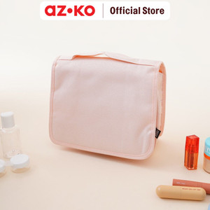 [EZO.0802175] AZKO Ataru Tas Organizer Toiletry - Pink Organizer Bag Perlengkapan Traveling Tas Serbaguna Toiletries Pouch