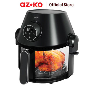 [EZO.0802177] AZKO Kris 3 ltr Air Fryer Dengan Grill 2 In 1 - Hitam Alat Masak Goreng Pembuat Makanan Penggoreng Tanpa Minyak Elektronik Dapur