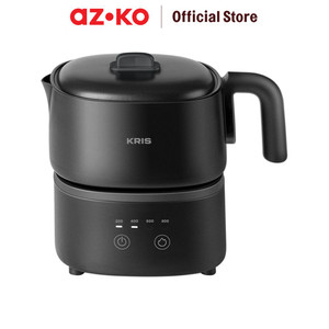 [EZO.0802184] AZKO Kris 1.5 ltr Panci Pot Elektrik Multifungsi - Hitam Multifunction Electric Pan Kuali Pot Peralatan Masak Perlengkapan Dapur