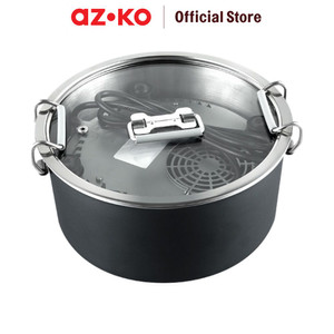 [EZO.0802187] AZKO Kris Mini Panci Electric Mini 800 watt - Hitam Multifunction Electric Pan Kuali Pot Peralatan Masak Perlengkapan Dapur