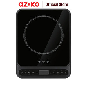 [EZO.0802189] AZKO Kris Kompor Induksi Dengan Panci Pot 200-2000 watt - Hitam Induction Stove Kompor 1 Tungku Perlengkapan Dapur Alat Masak