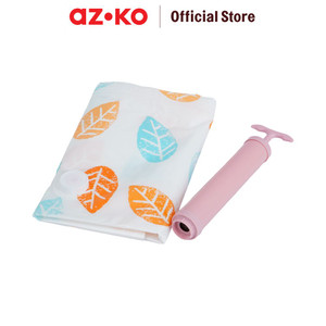 [EZO.0802198] AZKO Ataru 80X100 cm Kantong Vakum Travel Dengan Pompa Packaging Vakum Pembungkus Anti Udara Kantong Pengemas Hisap Packing Bag