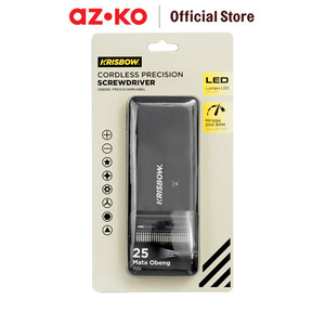 [EZO.0802208] AZKO Krisbow Obeng Presisi Elektrik Cordless Screwdriver Alat Perkakas Peralatan Elektronik Perlengkapan Bangunan