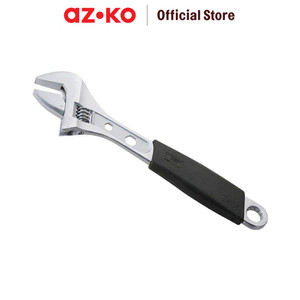 [EZO.0802215] AZKO Jetech Kunci Inggris Softgrip 6 inci Wrench Pembuka Baut Mur Perlengkapan Perkakas Peralatan Tukang
