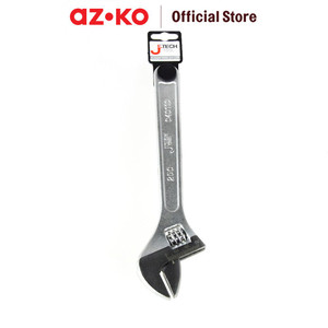 [EZO.0802216] AZKO Jetech Kunci Inggris 10 inci Wrench Pembuka Baut Mur Perlengkapan Perkakas Peralatan Tukang
