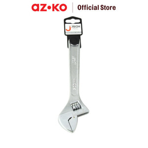 [EZO.0802217] AZKO Jetech Kunci Inggris 8 inci Wrench Pembuka Baut Mur Perlengkapan Perkakas Peralatan Tukang