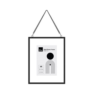 [EZO.0802229] AZKO Arthome 4R Bingkai Foto Dinding Frame Metal - Hitam Pigura Aesthetic Frame Tempat Foto Pajangan Dekorasi Rumah Figura - 1 Kolase