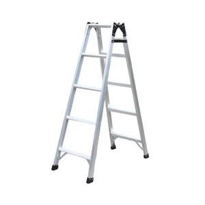[EZO.0802231] AZKO Krisbow Tangga Lipat Aluminium Basic 2 In1 Multifunction Household Ladder Peralatan Rumah Tangga Tangga Buka Tutup Foldable Ladder - 7 Steps (2.1 m)