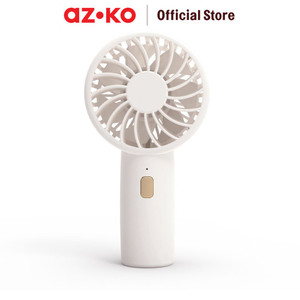 [EZO.0802245] AZKO Memoo Kipas Angin Portabel Mini Rechargeable 500 mah - Putih Portable Fan Kipas Mini Travel Serbaguna Kipas Angin Isi Ulang Penyejuk Udara