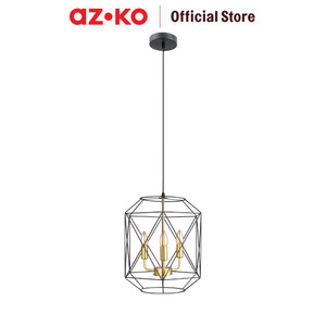 [EZO.0802247] AZKO Eglare Triani Lampu Gantung Hias 7L E14 - Hitam Chandelier Lamp Decorations Lighting Plafon Light Decoration Lampu Langit Langit Dekorasi Interior Ceiling Light Home Decorp