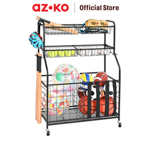 [EZO.0802252] AZKO Masterspace Rak Penyimpanan Bola Serbaguna Organizer Serbaguna Tempat Simpan Barang Multifungsi Rak Storage Perlengkapan Olahraga