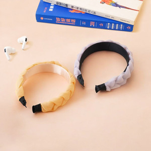 [EZO.0802274] AZKO Ataru Bando Double Knot Headband Bando Stylish Aksesoris Kepala Fashion Wanita - Abu-abu