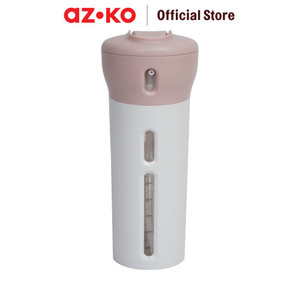 [EZO.0802301] AZKO Passport Set 4 Pcs Botol Dispenser Travel Travel Bottle Wadah Sabun Sampo Lotion Praktis Serbaguna Perlengkapan Traveling