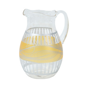 [EZO.0802334] AZKO Delicia Schot Teko Minum - Gold Water Jug Pitcher Dengan Tutup Dan Handle Wadah Penyimpanan Air Peralatan Minum - Pitcher