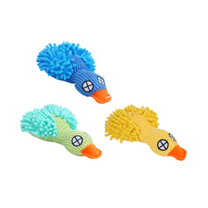 [EZO.0802337] AZKO Paws N Tail Mainan Anjing Plush Duck Dog Toys Perlengkapan Bermain Anjing Alat Bermain Doggy Aksesoris Anabul - Biru