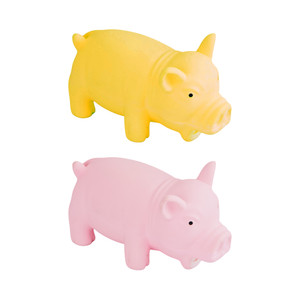 [EZO.0802339] AZKO Paws N Tail Mainan Anjing Latex Squaker Piggy Dog Toys Perlengkapan Bermain Anjing Alat Bermain Doggy Aksesoris Anabul - Kuning