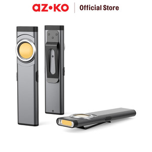 [EZO.0802351] AZKO Powerlite Lampu Saku Dengan Magnet & Klip 500 Lumens Pocket Light Portable Flashlight Emergency Lamp Travel Light Lampu Darurat Cadangan