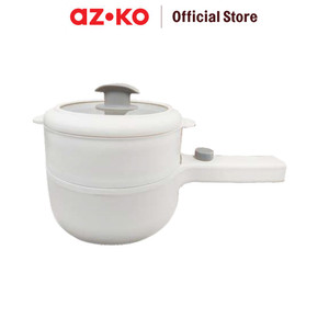 [EZO.0802362] AZKO Kris 1.5 ltr Panci Pot Elektrik Multifungsi 700 watt - Putih Multifunction Electric Pan Kuali Pot Peralatan Masak Perlengkapan Dapur
