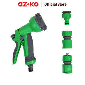 [EZO.0802366] AZKO Krisbow 20 mtr Set Selang Taman 1/2 Inci - Hijau/Abu-Abu Garden Hose Selang Air Serbaguna Perlengkapan Taman Water Hose Outdoor