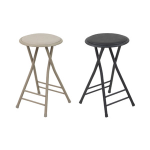 [EZO.0802380] AZKO Soleil Thea Bangku Bar Lipat Multifunctional Folding Stool Tempat Duduk Lipat Serbaguna House Furniture - Cokelat