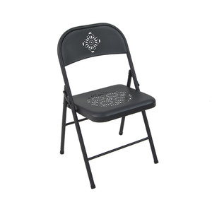 [EZO.0802383] AZKO Soleil Raphael Kursi Lipat Multifunctional Foldable Chair Tempat Duduk Serbaguna Kursi Acara Cafe House Furniture - Hitam