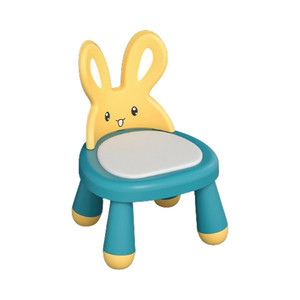 [EZO.0802384] AZKO Kindla Kursi Anak Bunny Tempat Duduk Anak Kids Chair Bangku Sandaran Plastik - Kuning