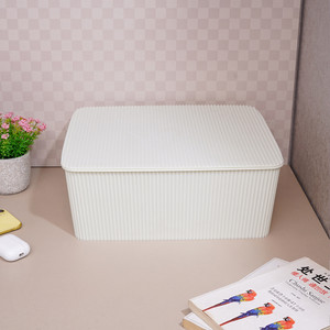 [EZO.0802385] AZKO Stora Doric Kotak Penyimpanan Dengan Tutup Kotak Serbaguna Plastik Wadah Simpan Storage Box Dengan Handle Boks Organizer - Abu-abu, 4