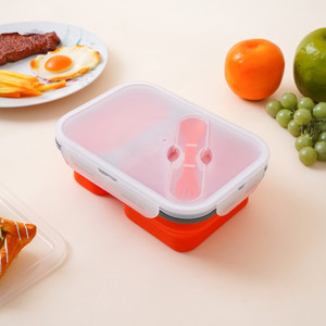 [EZO.0802387] AZKO Ataru Kotak Makan Silikon Lunch Box Food Grade Food Box Dengan Clip Kotak Bekal Makan Bpa Free Wadah Makanan